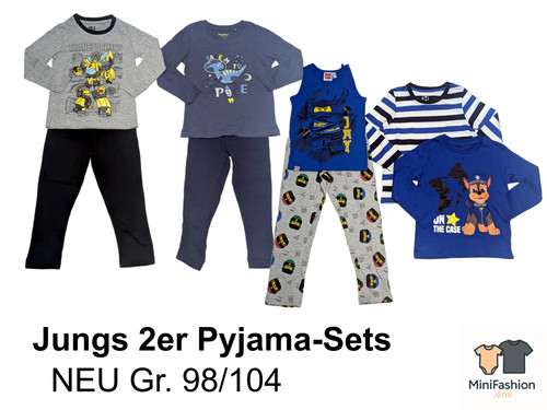 Jungen schlafanzug pyjama - schlafanzug, 2er