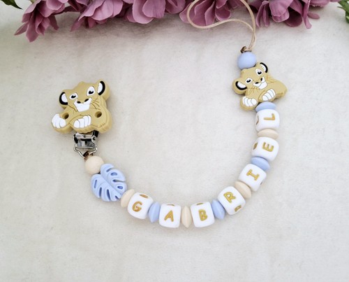 Schnullerkette mit name - mit,