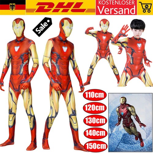 Jungen kinder deluxe iron man - jungen,