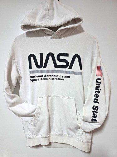 Jungen hoodie weiß nasa - hoodie,