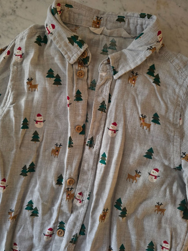 Weihnachtshemd gr - h&m,