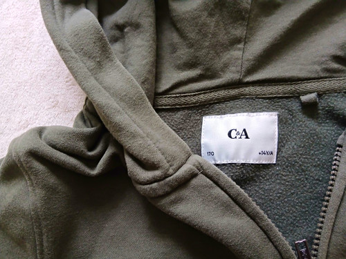 Jungen hoodie 170 grün - jungen,