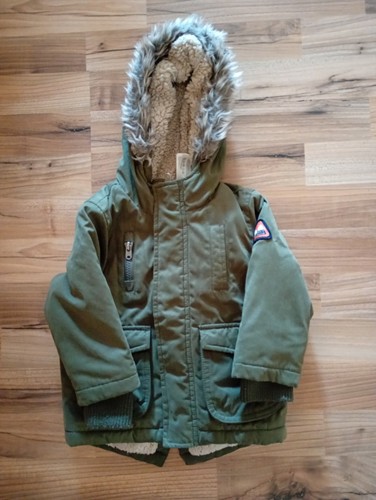 Winterjacke gefüttert khaki - winterjacke,