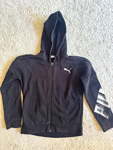 Puma jungen hoodie zip fleece - jungen,