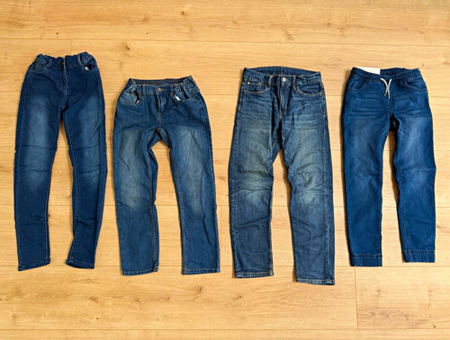 Jeans paket 146 blau slim - paket,