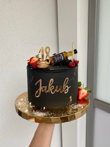 Dein name topper gold set - name,